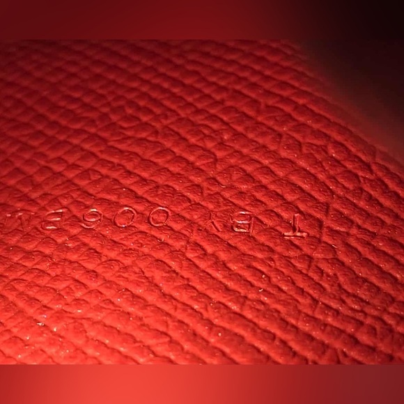 Authentic HERMES Bearn Wallet Rouge - Picture 12 of 12